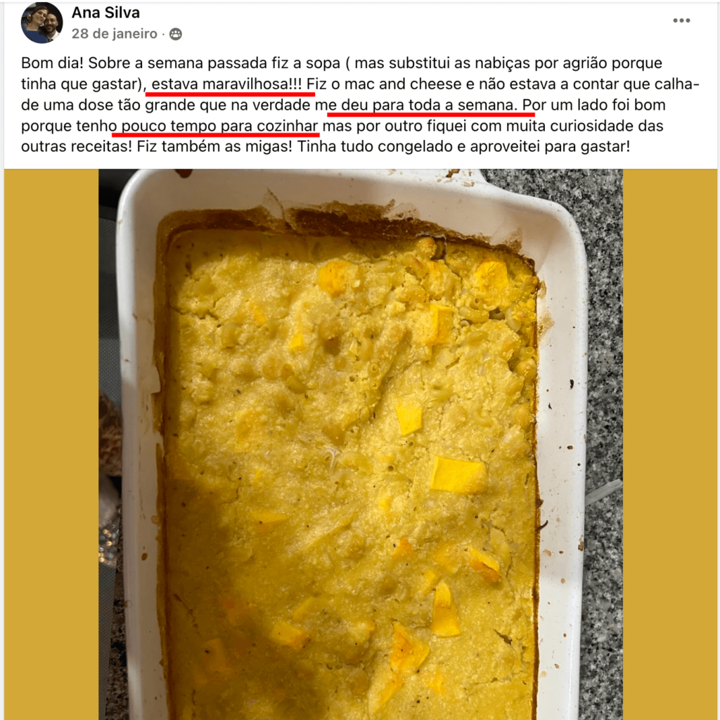 Receita - Ana Silva